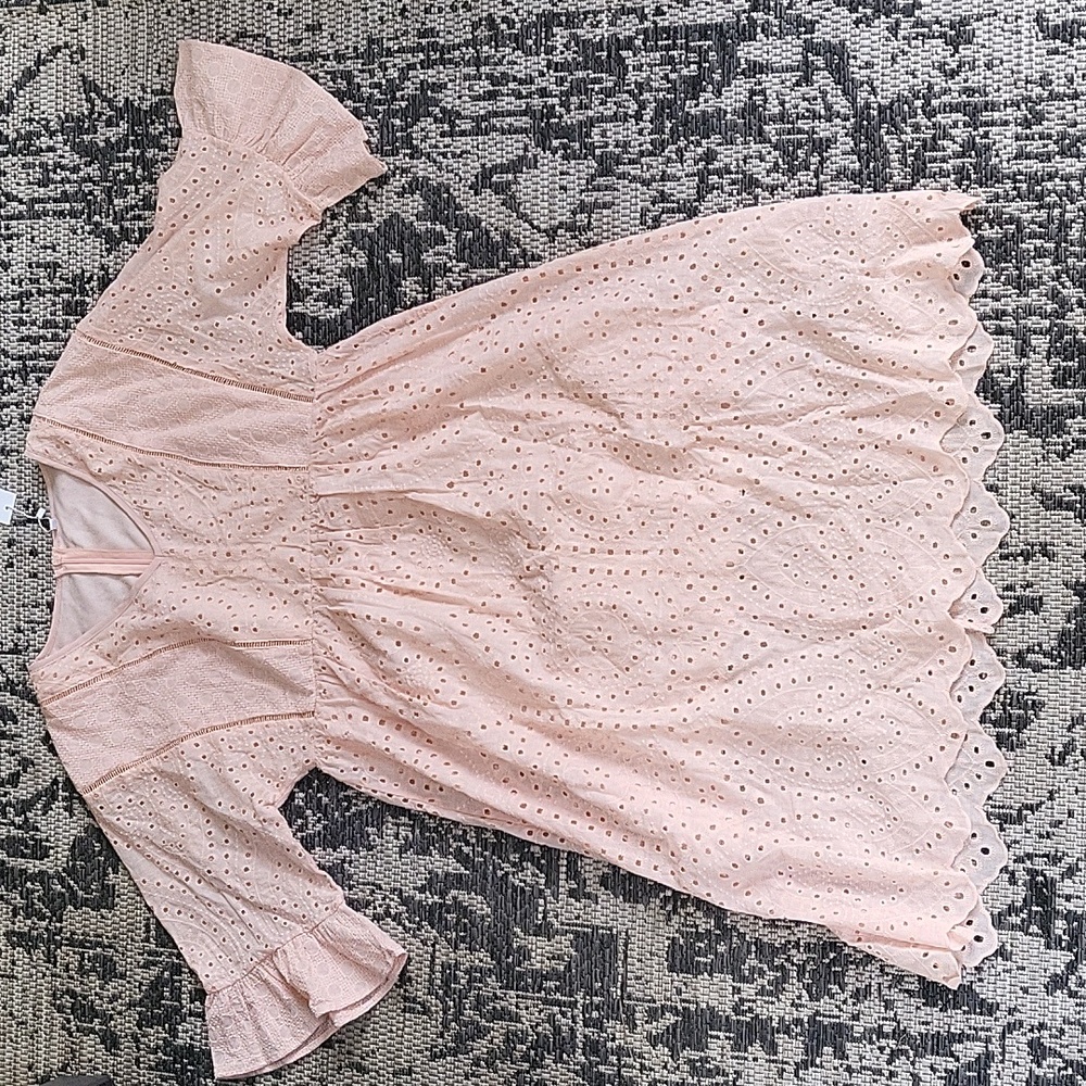 Blush oversized dress